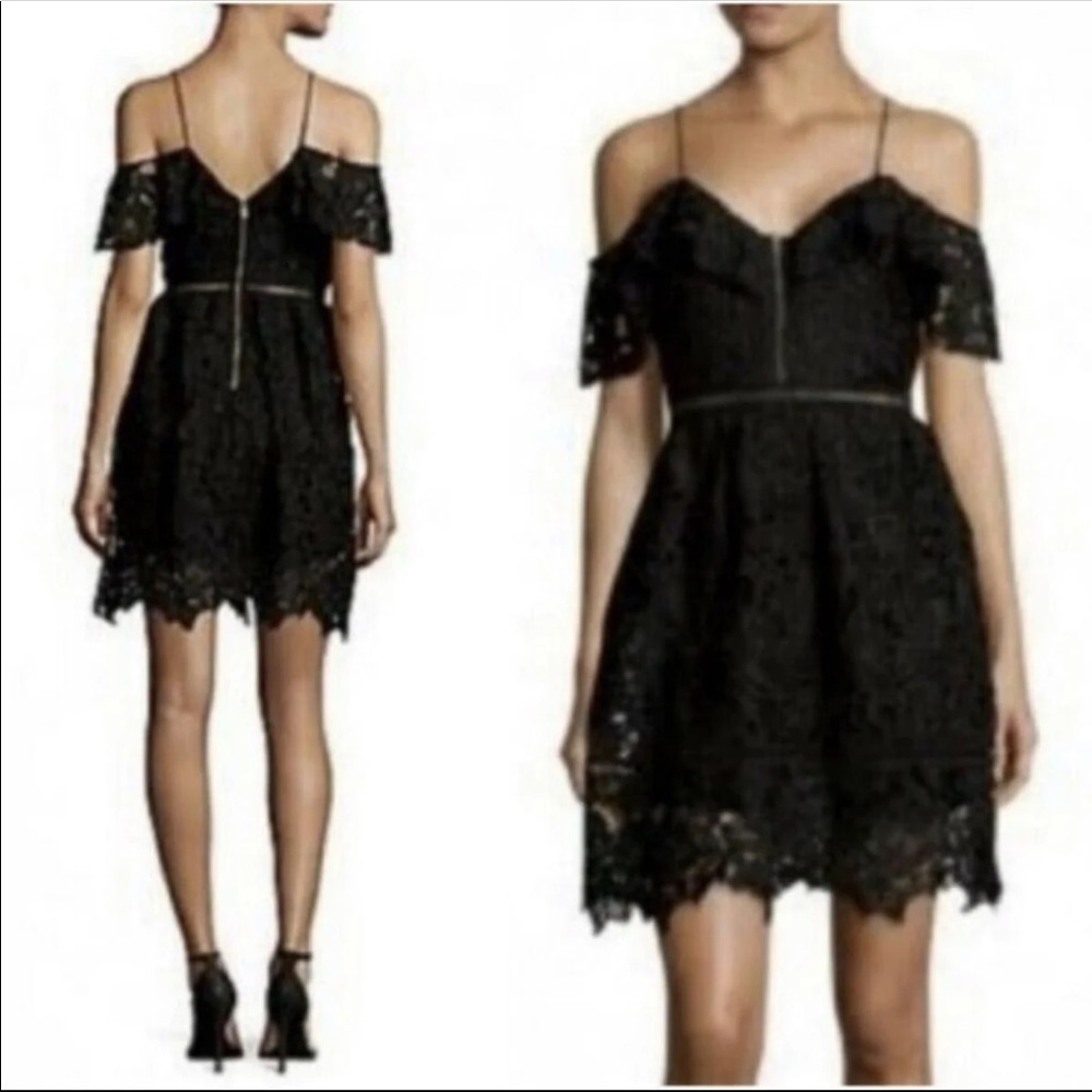 Free Generation lace cold shoulder dress - Picture 3 of 12